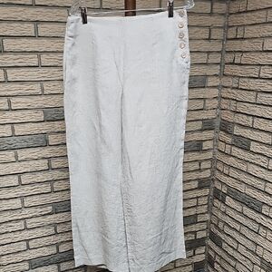 Talbots Linen Pants Sz 12P Like New Excellent